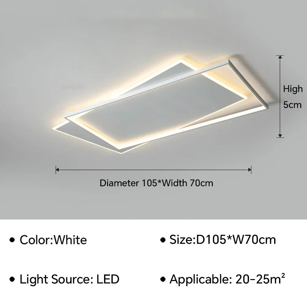 Modern LED Ceiling Lamp - Ideal for Living, Dining Room, Bedroom, Children's Room, Study, Hall, Cafe, and Home Decor Indoor Lighting Fixture Lustre