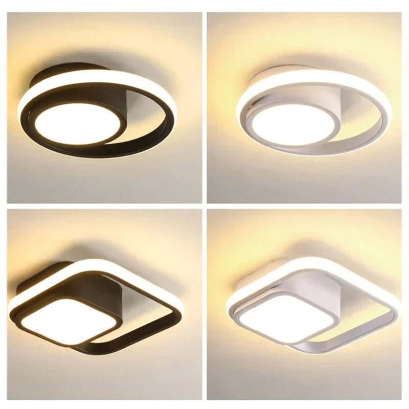 LED Body Sensor Ceiling Light - Efficient Lighting Solution for Aisle, Entryway, Closet, and Cloakroom