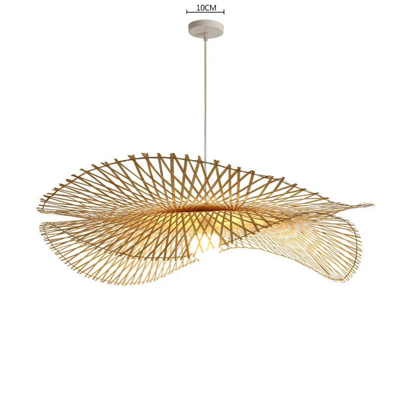 Bamboo Woven Chandeliers - Natural Rattan Elegance for Your Kitchen and Living Room