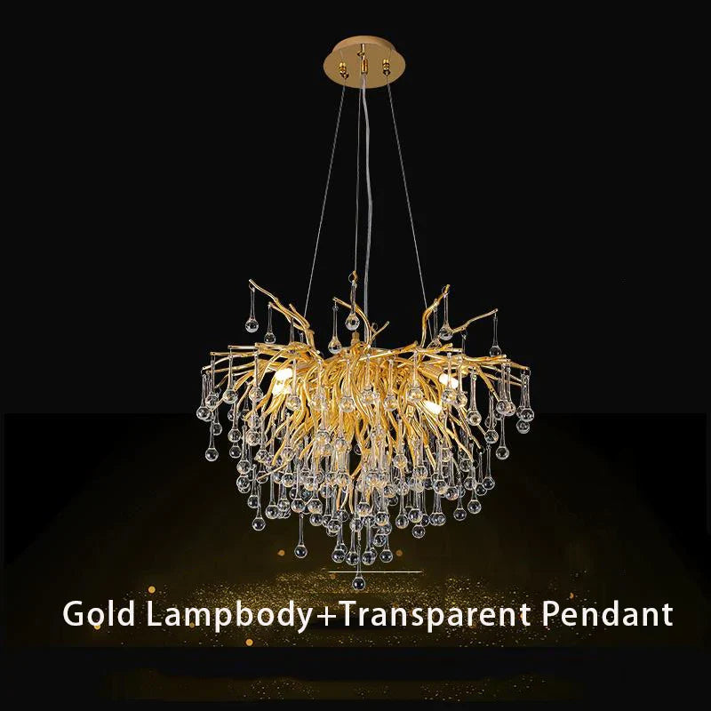 Creative Tree Branch Chandelier - Illuminate Your Bedroom or Girl's Room with Whimsical Charm