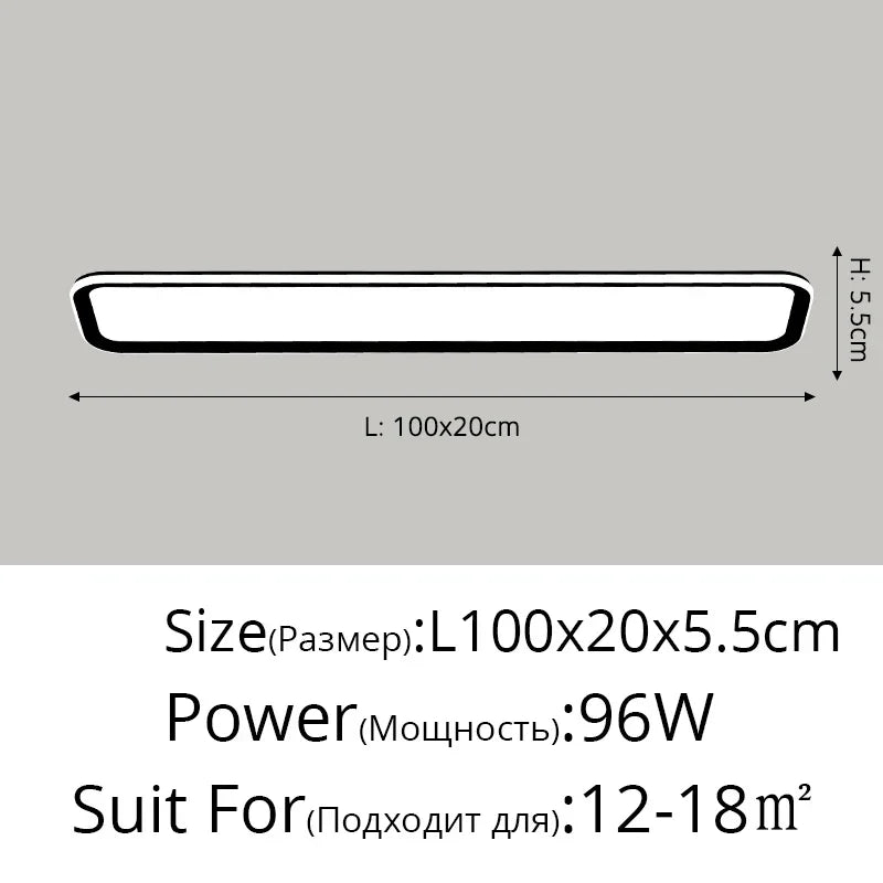 Corridor Aisle Lamps LED Ceiling Lights - White and Yellow Lamps for Hallway, Balcony - Indoor Lighting Decorative Fixtures in White and Black