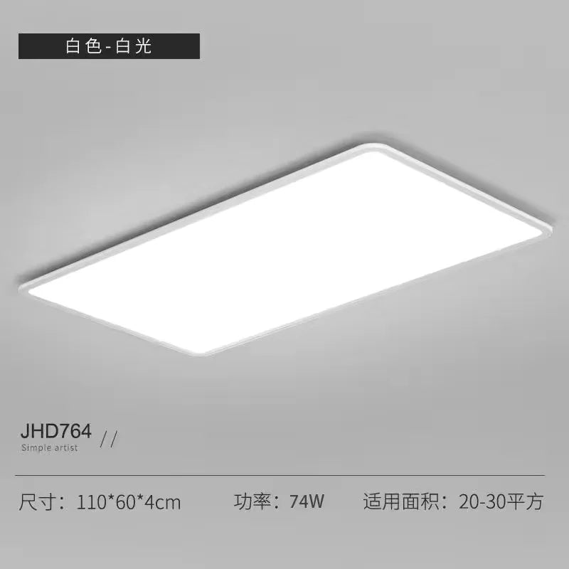 Living Room Ceiling Light - Modern Minimalist Lighting Fixture, Ultra-Thin Nordic Bedroom Light, Indoor Lighting LED Fixture
