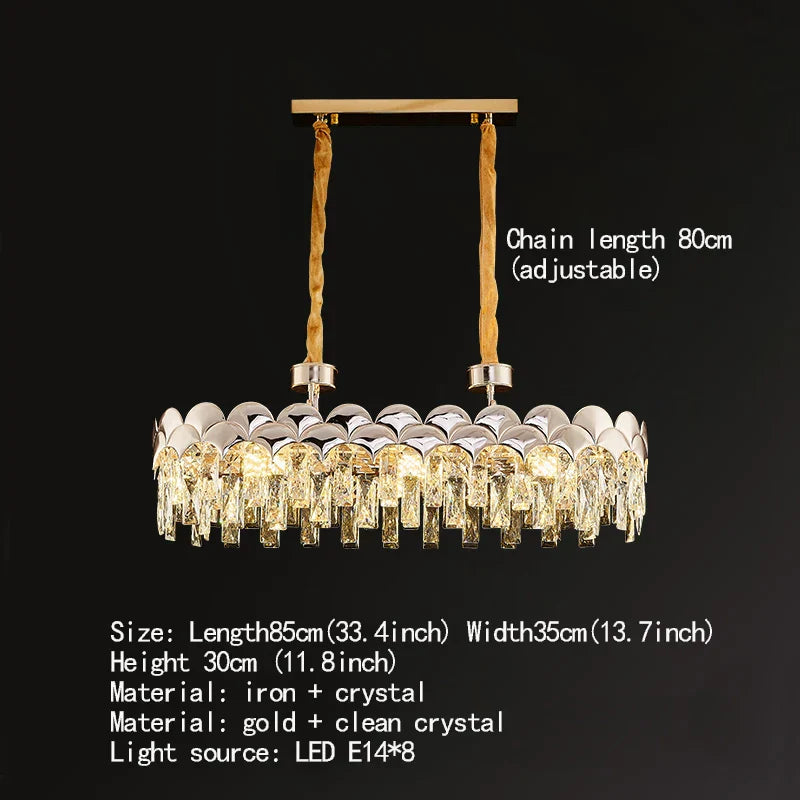 New Design Modern Luxury Golden Chandelier - Opulent Illumination for Bedrooms, Halls, and Dining Spaces
