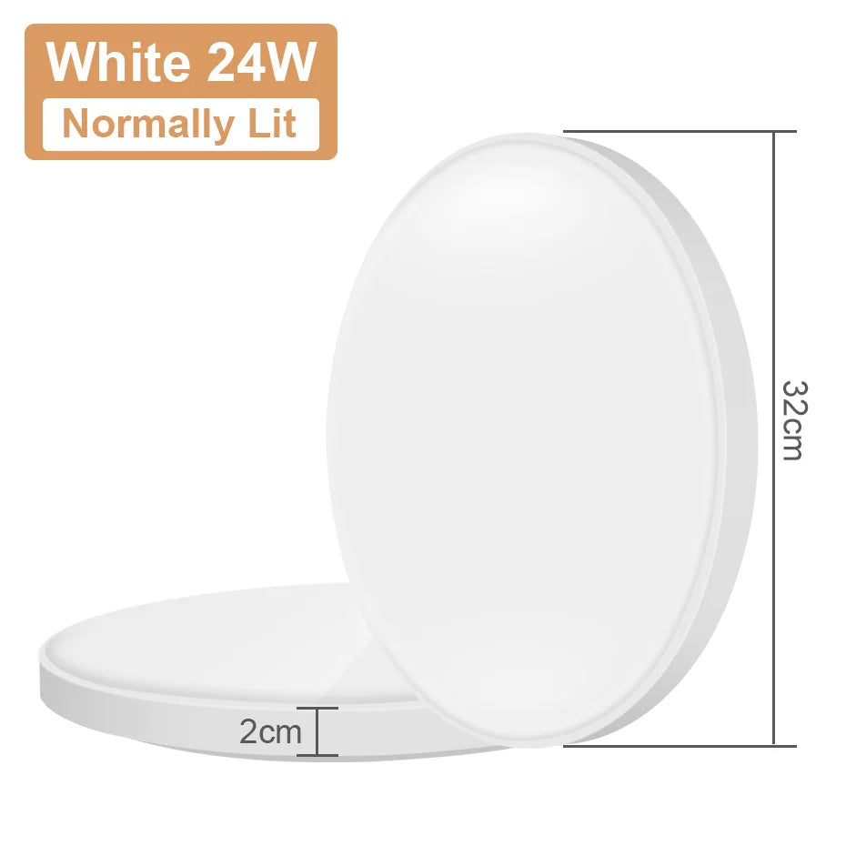 Versatile LED Panel Light - Choose from 12W, 24W, 36W, or 48W - Radar Sensor or Regular LED Downlight for Indoor Spaces