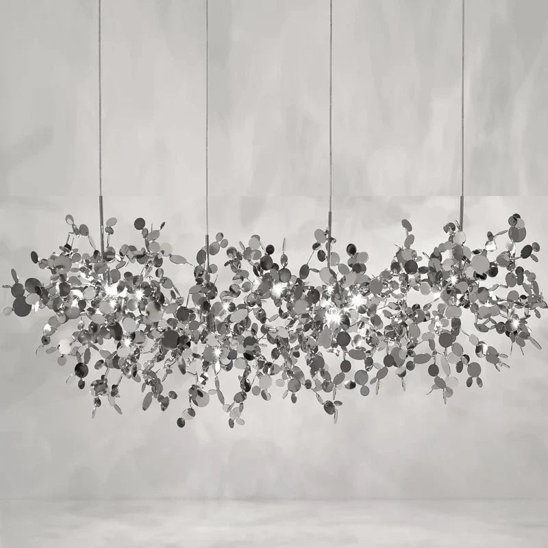 Nordic Simplicity LED Chandelier - Elegant Lighting for Living and Dining Areas