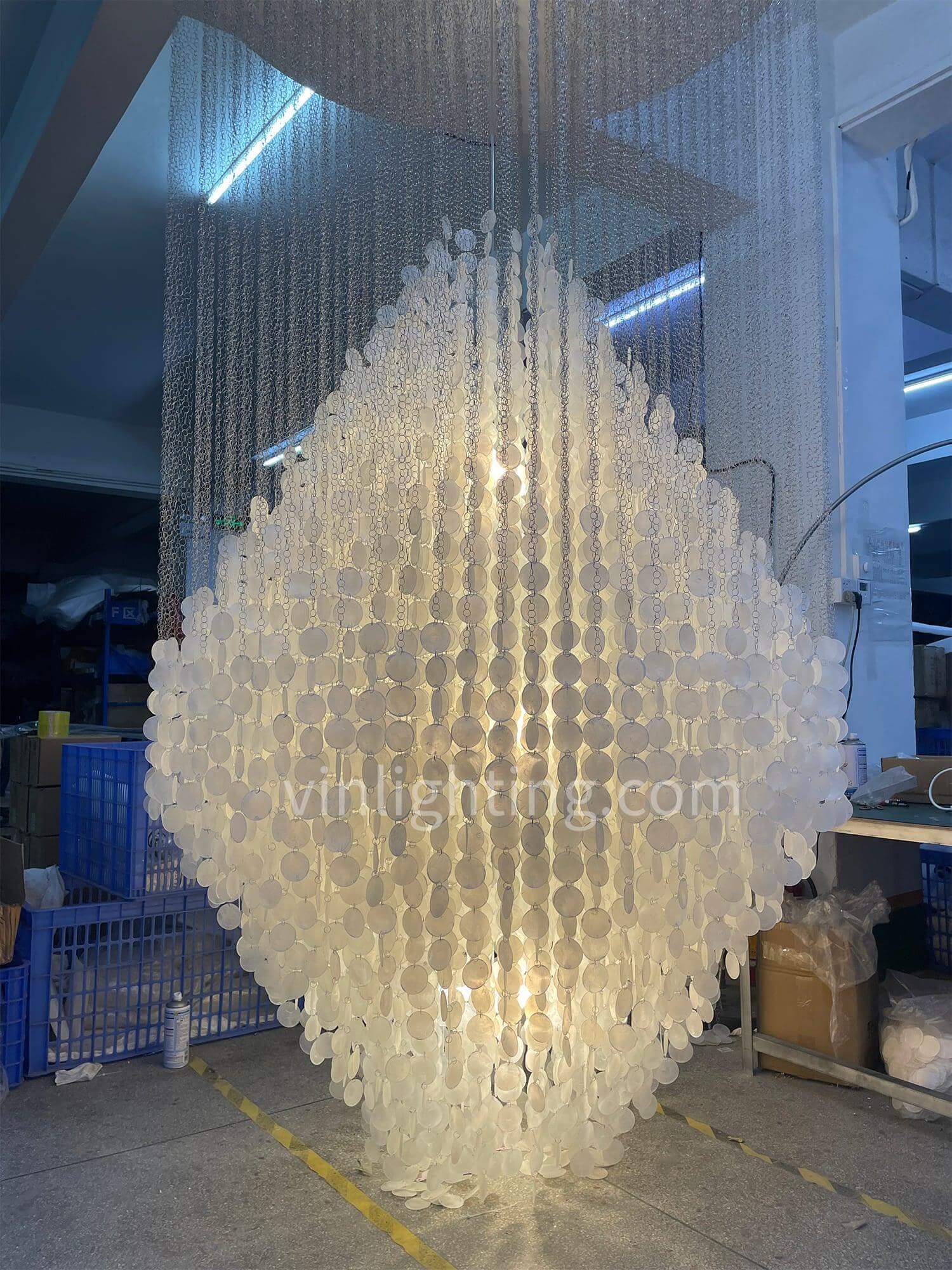 Sea-shell FUN Chandelier