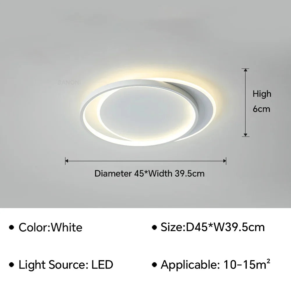 Modern LED Ceiling Lamp - Ideal for Living, Dining Room, Bedroom, Children's Room, Study, Hall, Cafe, and Home Decor Indoor Lighting Fixture Lustre