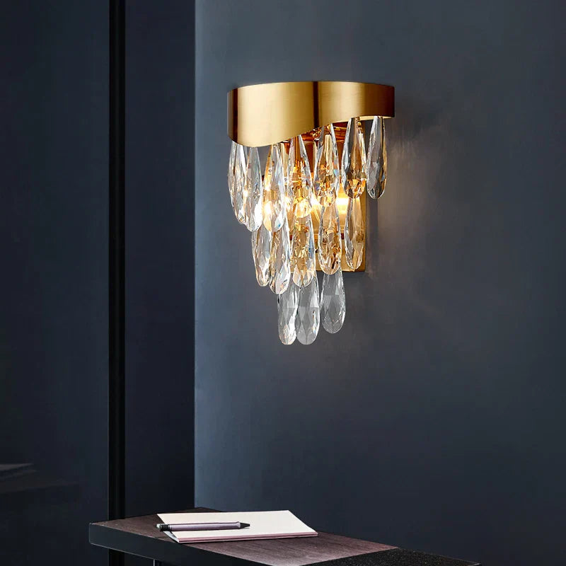 Gianna - Luxury Crystal Wall Lamp for High-Quality Home Decor