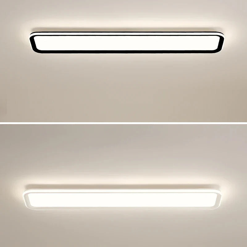 Corridor Aisle Lamps LED Ceiling Lights - White and Yellow Lamps for Hallway, Balcony - Indoor Lighting Decorative Fixtures in White and Black