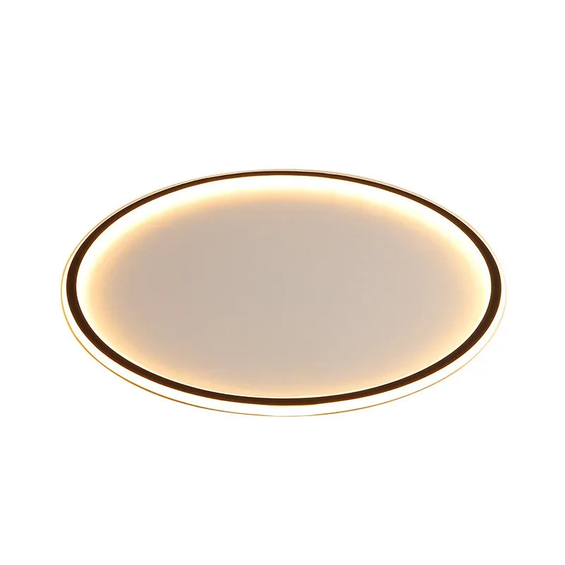 Nordic Minimalist LED Ceiling Light - Perfect for Bedroom, Living Room, Aisle, Study Room, Balcony - Circular Remote Control Chandelier for Stylish Lighting