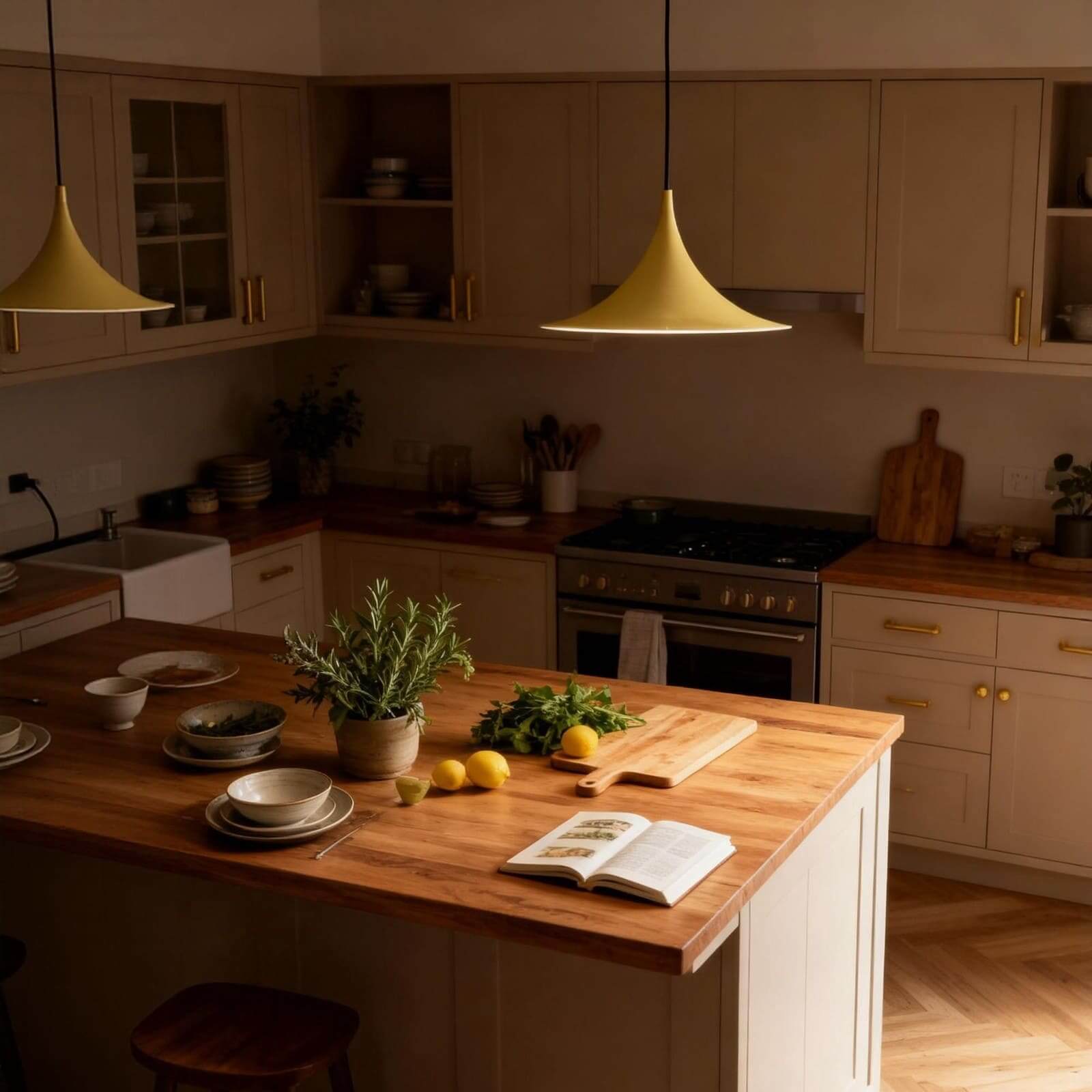 Semi Pendant Light