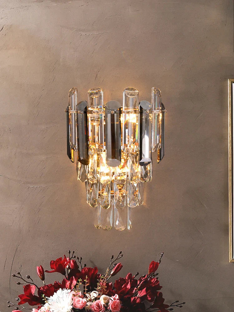 Stella - Crystal New Indoor Decorative Modern LED Wall Lamps For Bedroom Bedside Living Study Room Corridor Aisle Home Lights Lighting