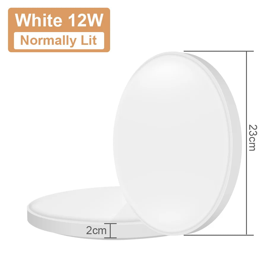 Versatile LED Panel Light - Choose from 12W, 24W, 36W, or 48W - Radar Sensor or Regular LED Downlight for Indoor Spaces