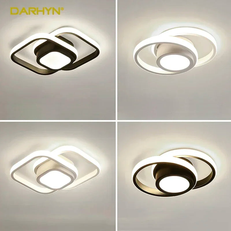 LED Body Sensor Ceiling Light - Efficient Lighting Solution for Aisle, Entryway, Closet, and Cloakroom