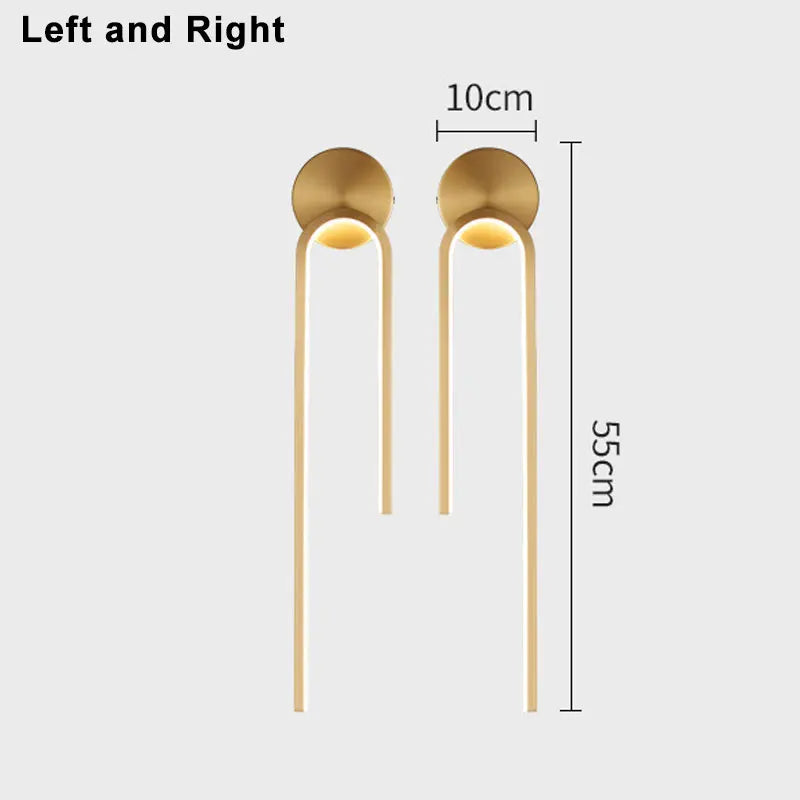 Modern LED Wall Lights - Indoor Lighting for Living Room, Bedroom, Bedside, and Home Decor Wall Sconces Lamp
