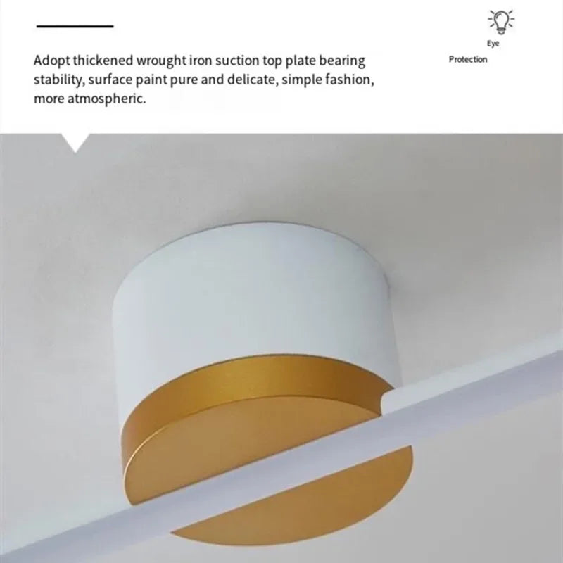 Modern LED Simple Long Strip Ceiling Light - Indoor Lighting Fixture for Bedroom, Hall, Balcony, Aisle, Entrance - Lustre Home Fashion Chandelier