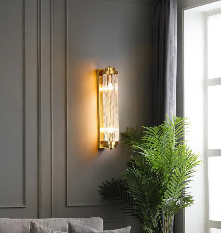 Olivia - Luxury Wall Lamp Golden and Black Bedside Lamp Modern Led Wall Lamp