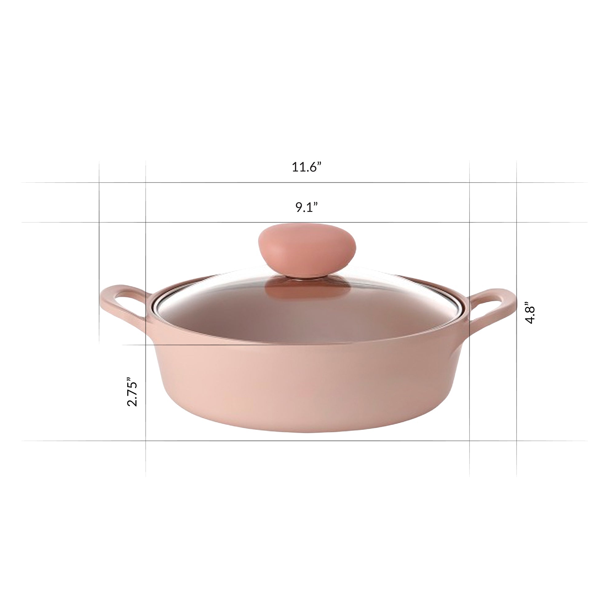 Retro Sherbet 9" Stock Pot