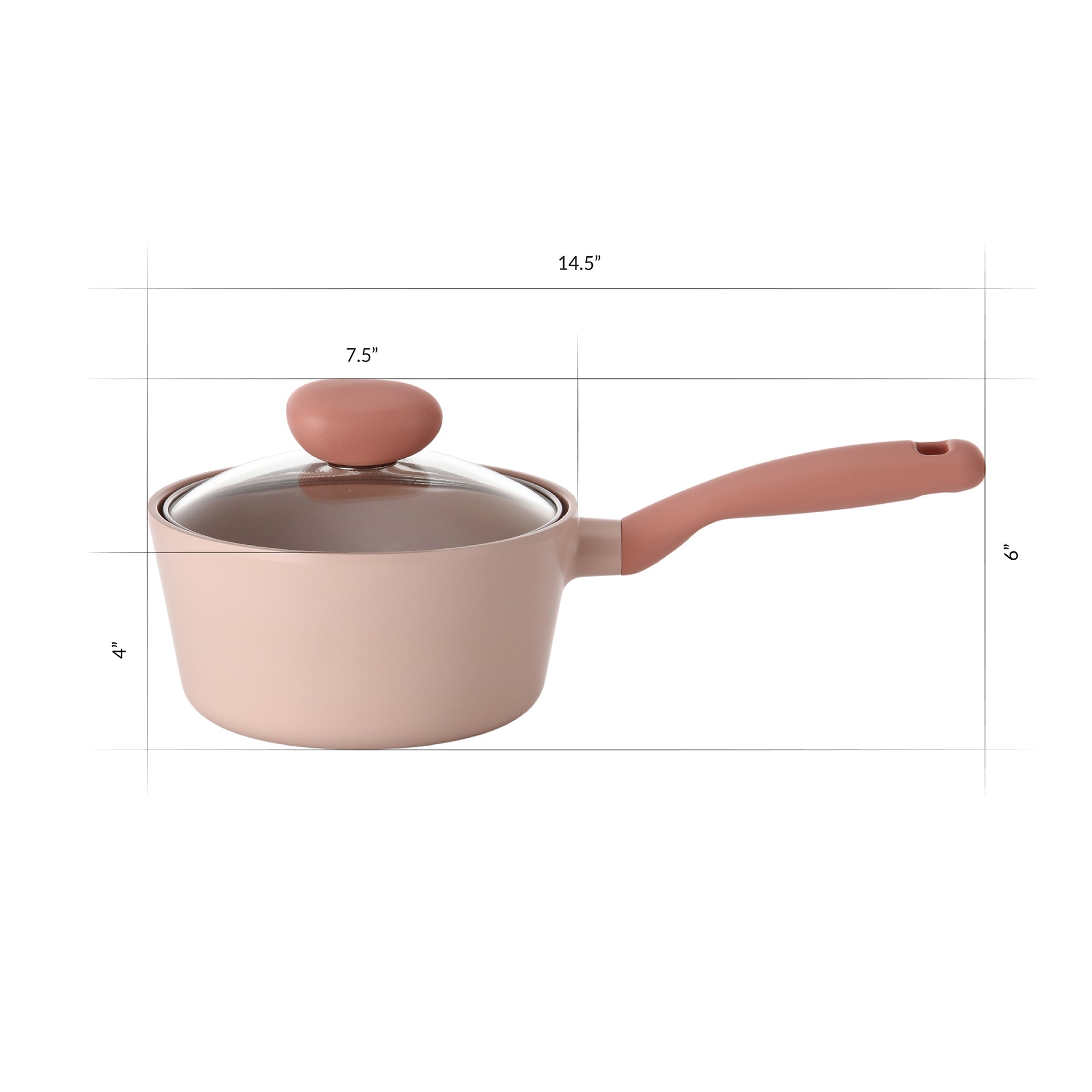 Retro Sherbet 7" Sauce Pan