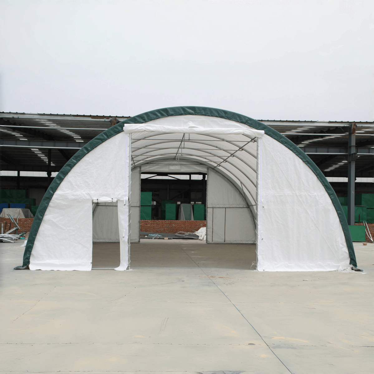 W30'xL85'xH15' Single Truss Arch Storage Shelter