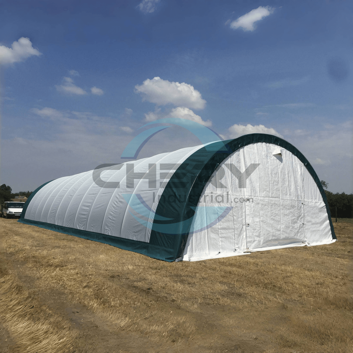 W30'xL85'xH15' Single Truss Arch Storage Shelter