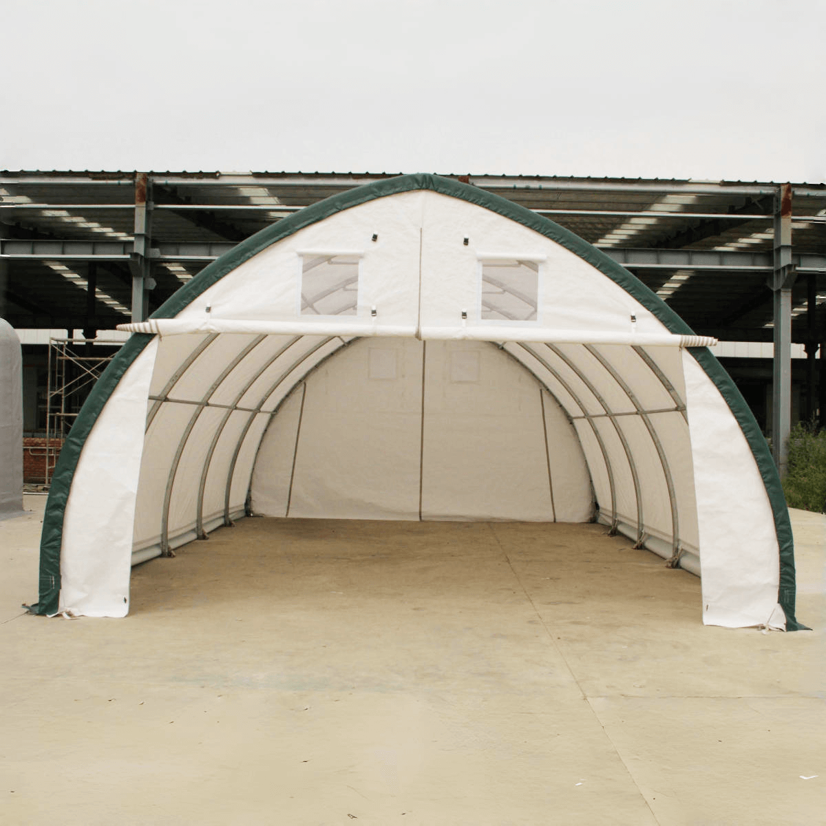 W20'xL30'xH12' Single Truss Arch Storage Shelter