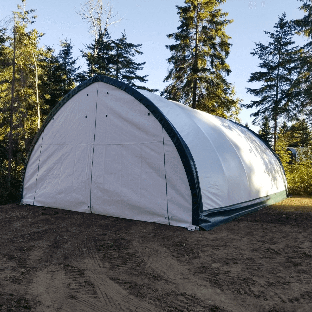 W20'xL30'xH12' Single Truss Arch Storage Shelter