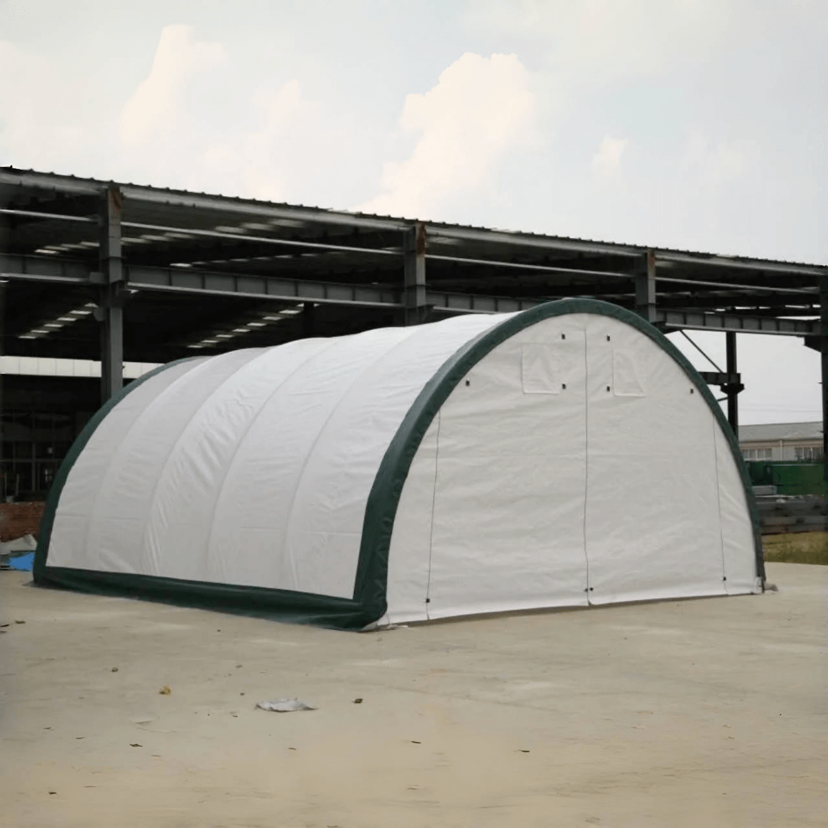 W20'xL42'xH12' Single Truss Arch Storage Shelter