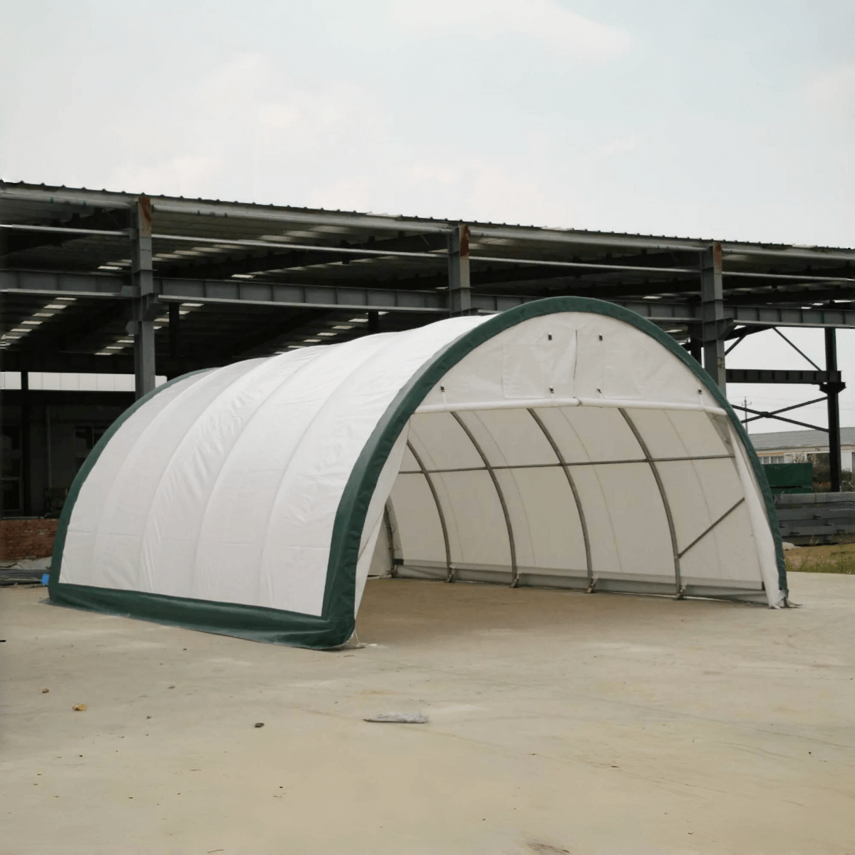 W20'xL42'xH12' Single Truss Arch Storage Shelter