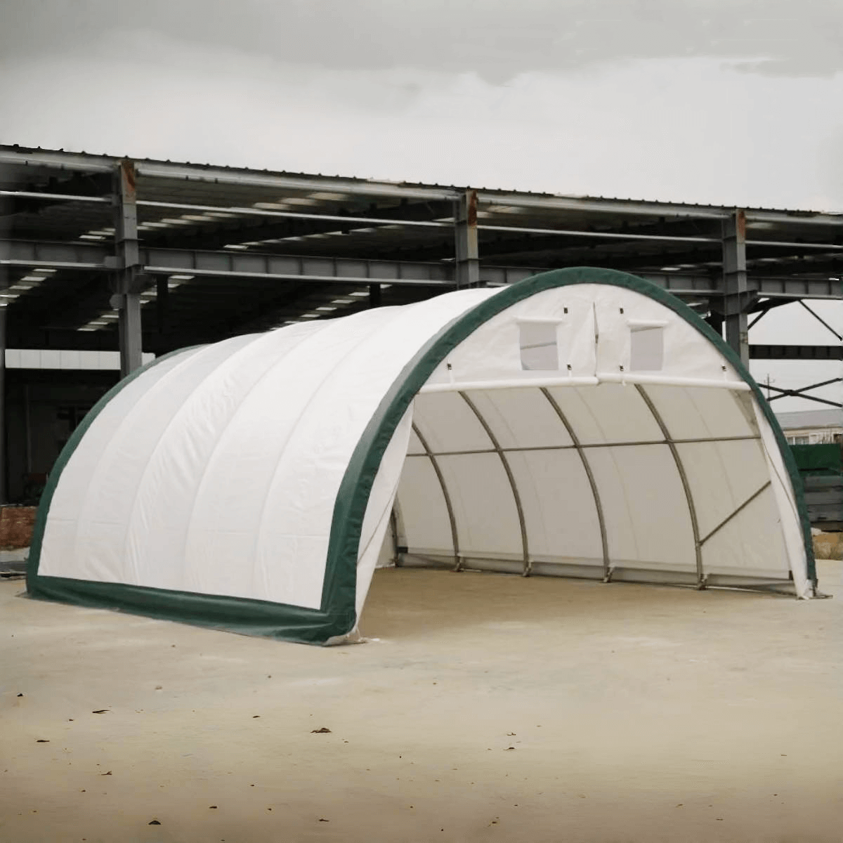 W20'xL42'xH12' Single Truss Arch Storage Shelter