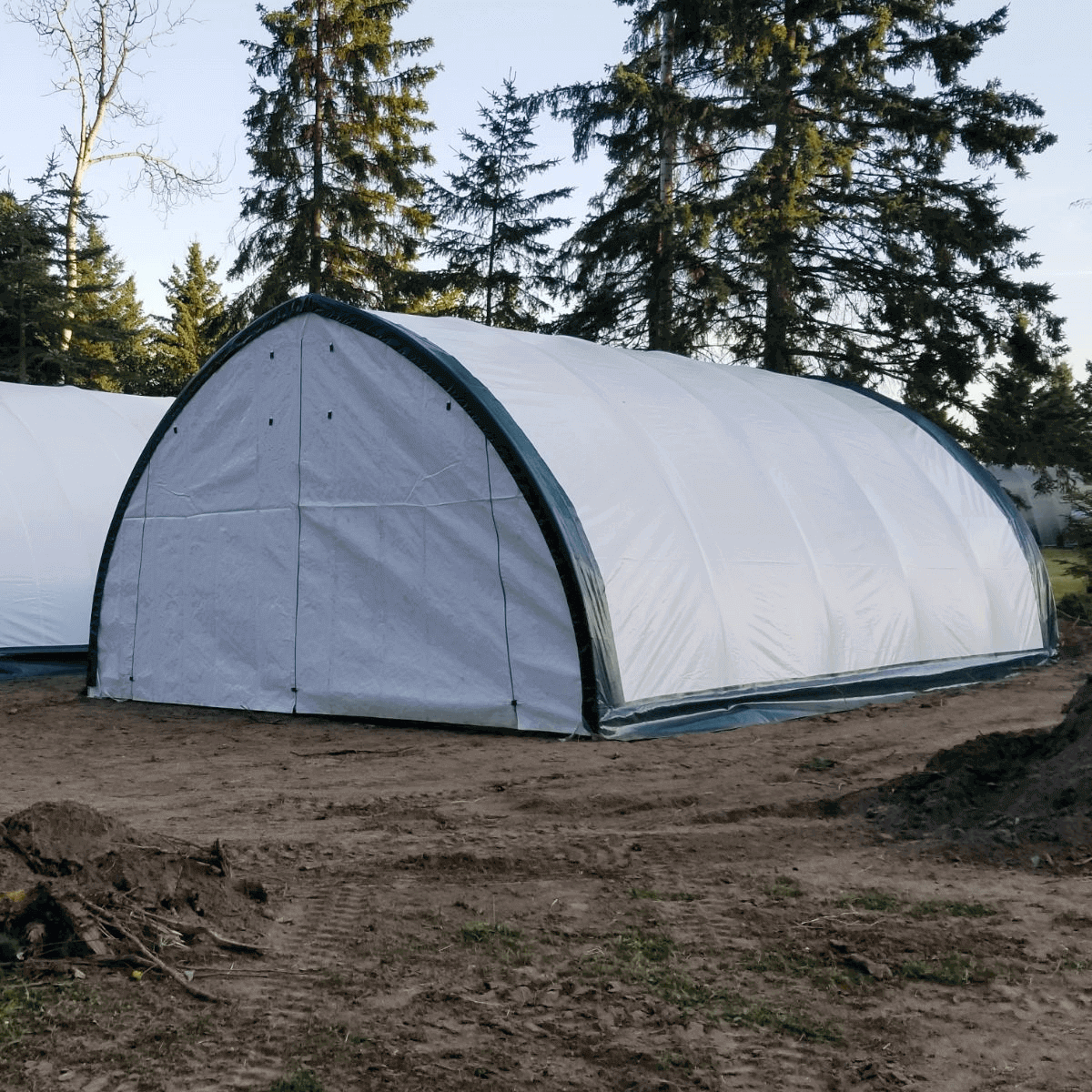 W20'xL42'xH12' Single Truss Arch Storage Shelter