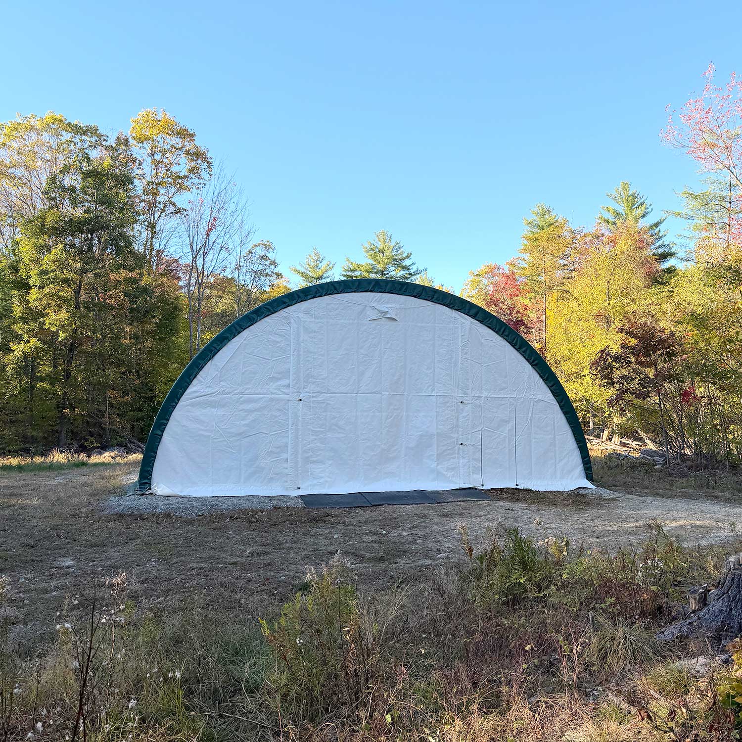 W30'xL40'xH15' Single Truss Arch Storage Shelter