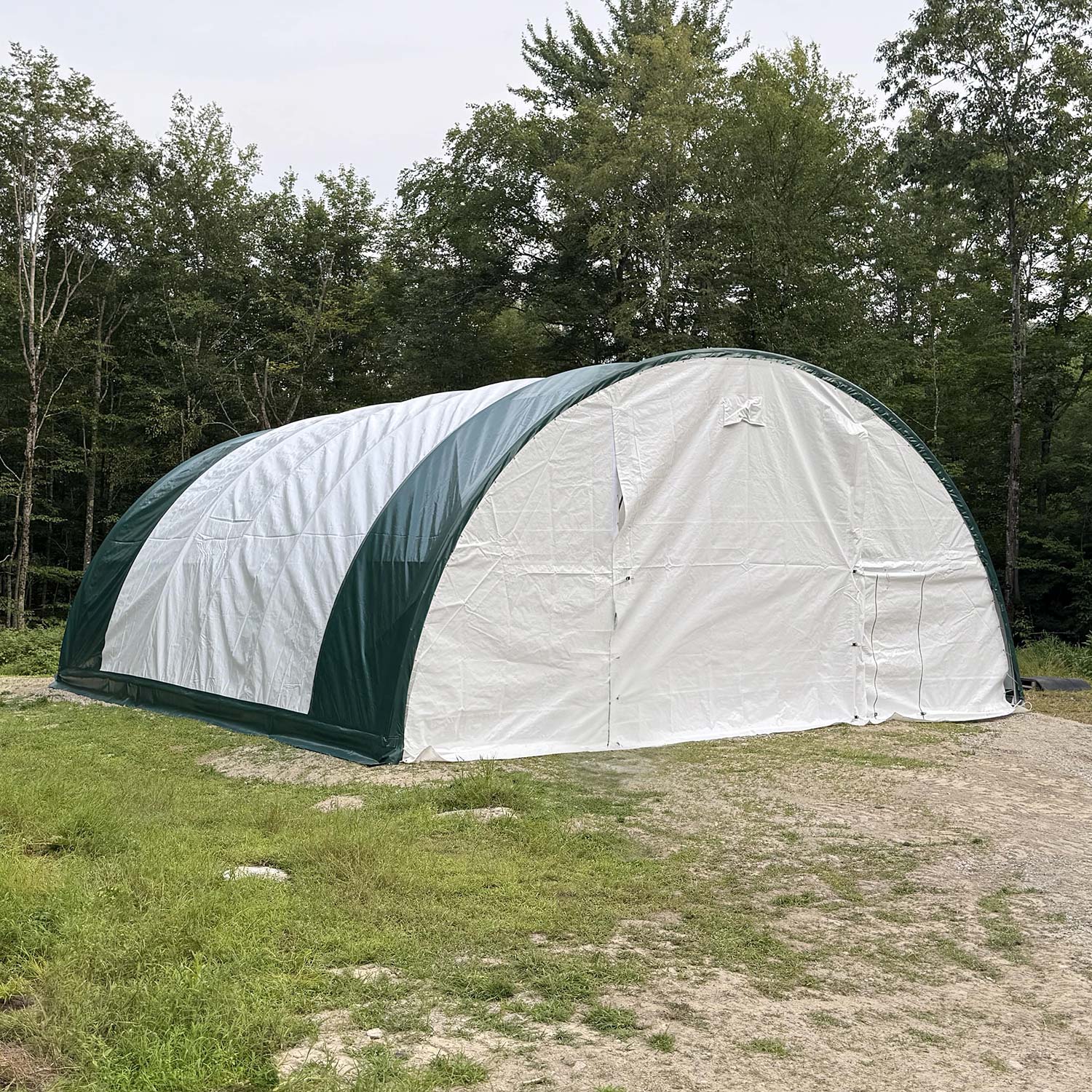 W30'xL40'xH15' Single Truss Arch Storage Shelter