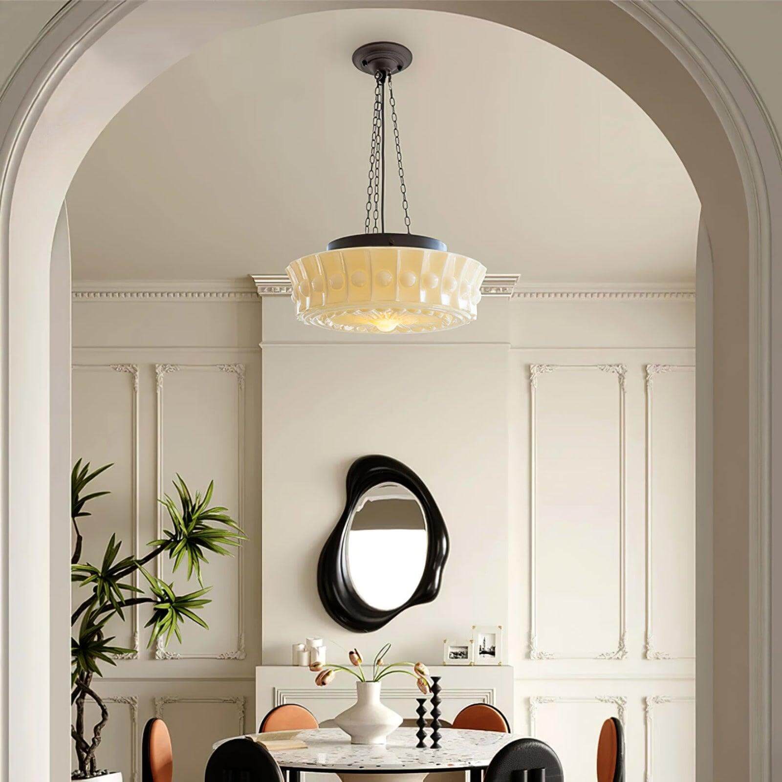 Vintage Round Pendant Light