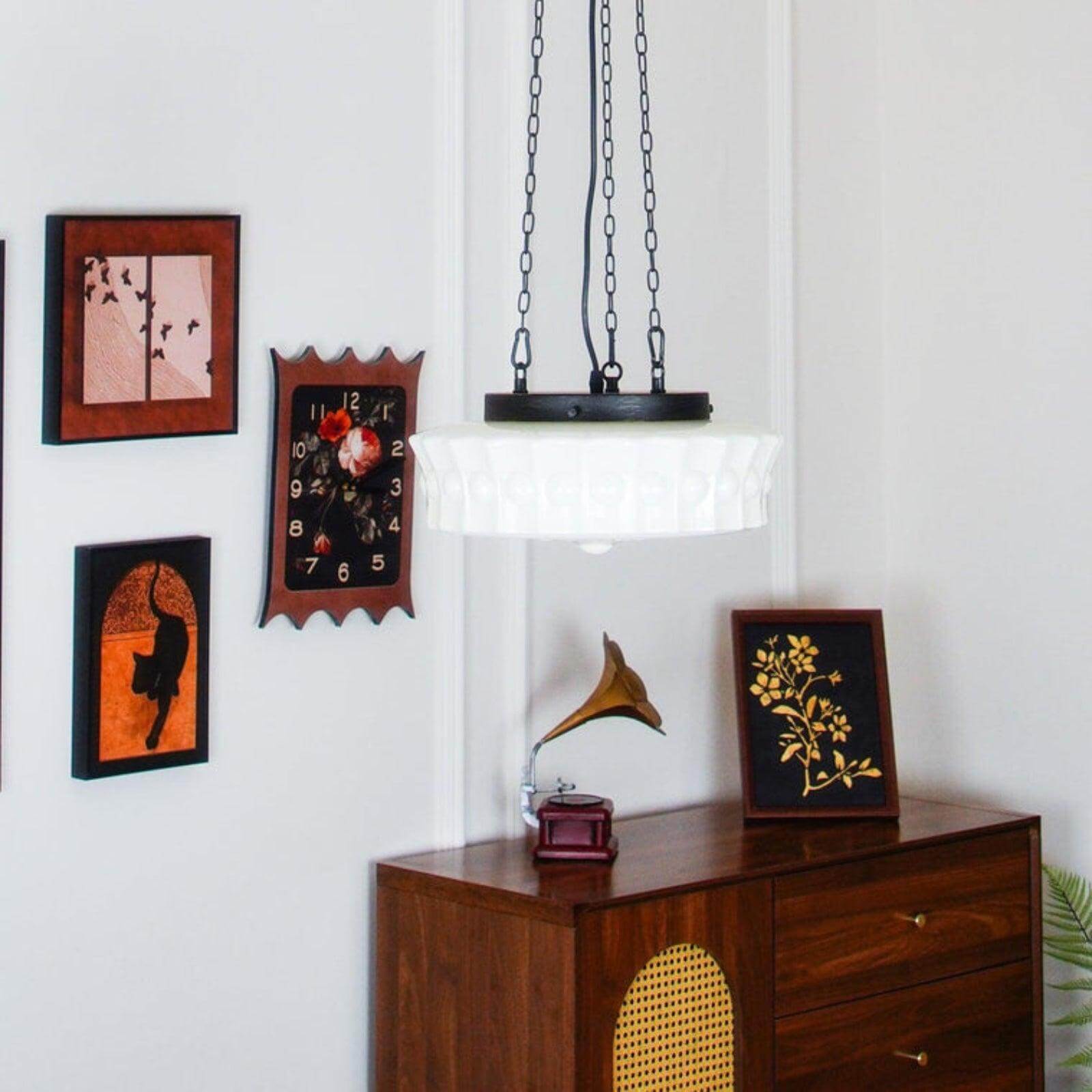 Vintage Round Pendant Light