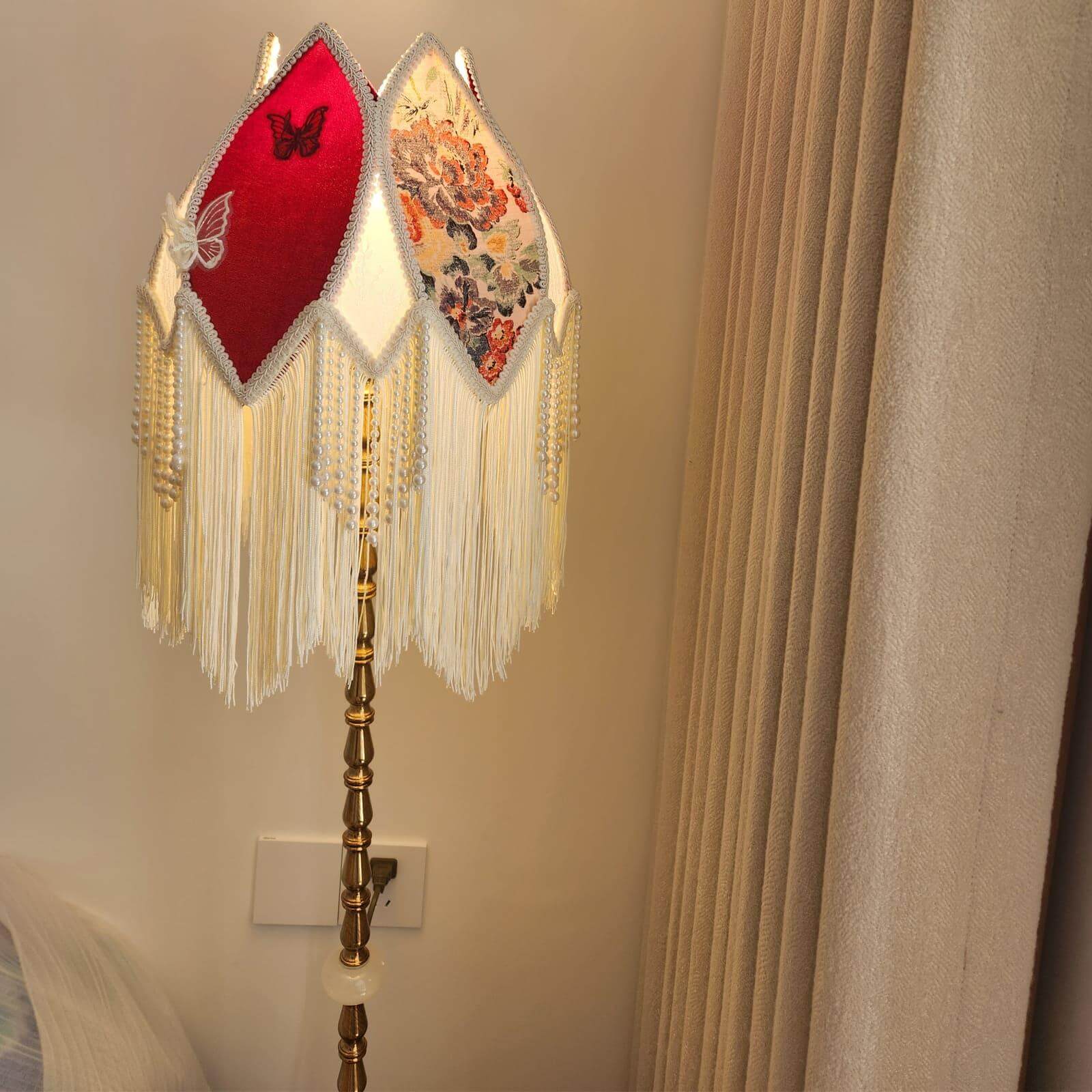 Vintage Tassel Floor Lamp