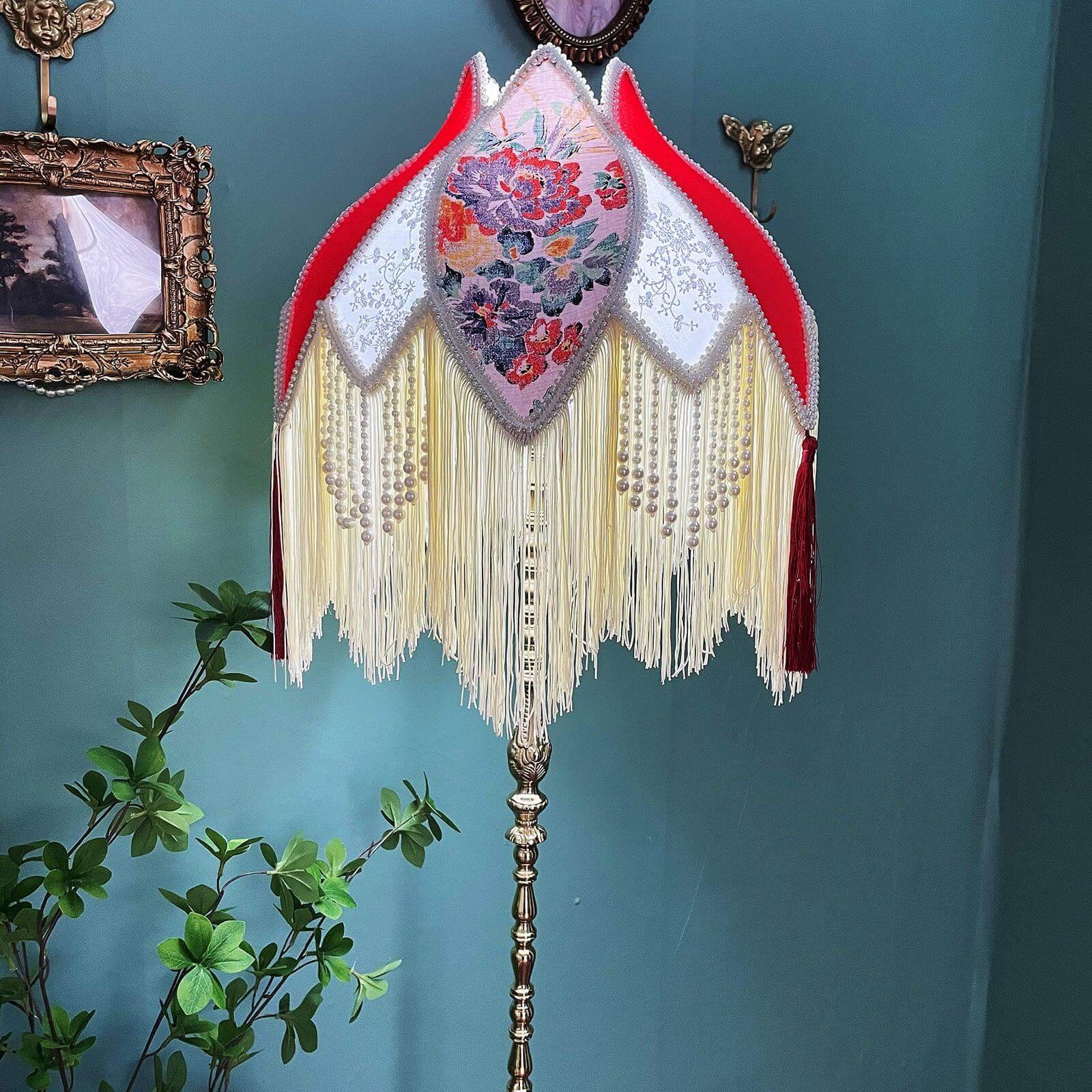 Vintage Tassel Floor Lamp