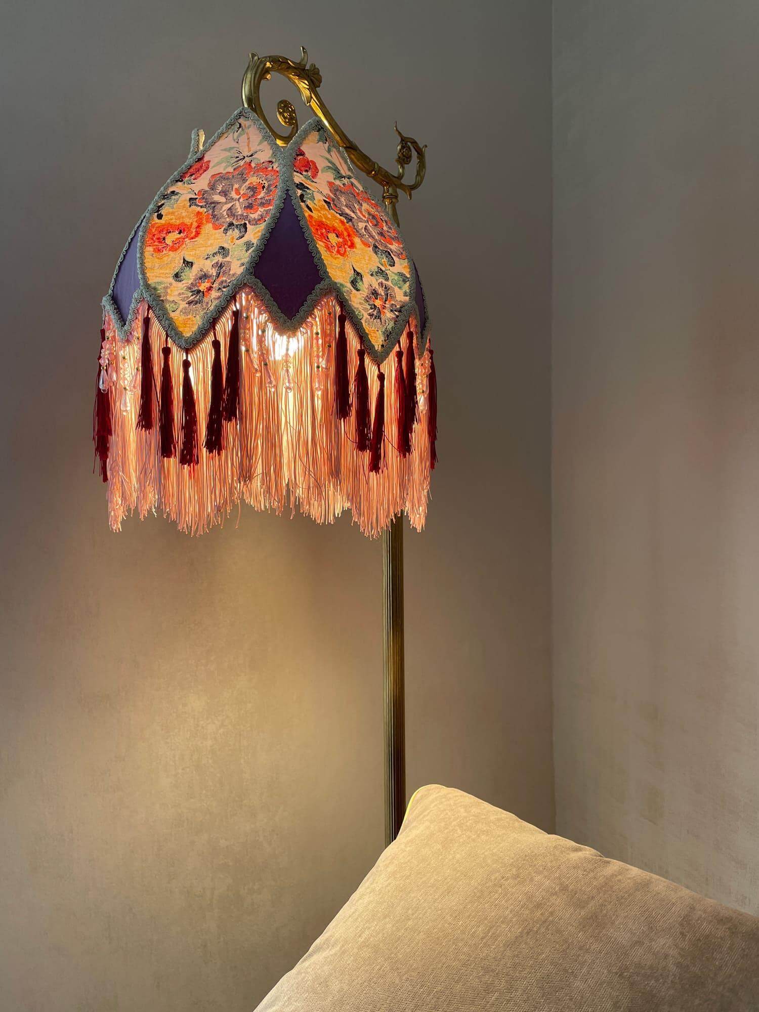 Vintage Tassel Floor Lamp