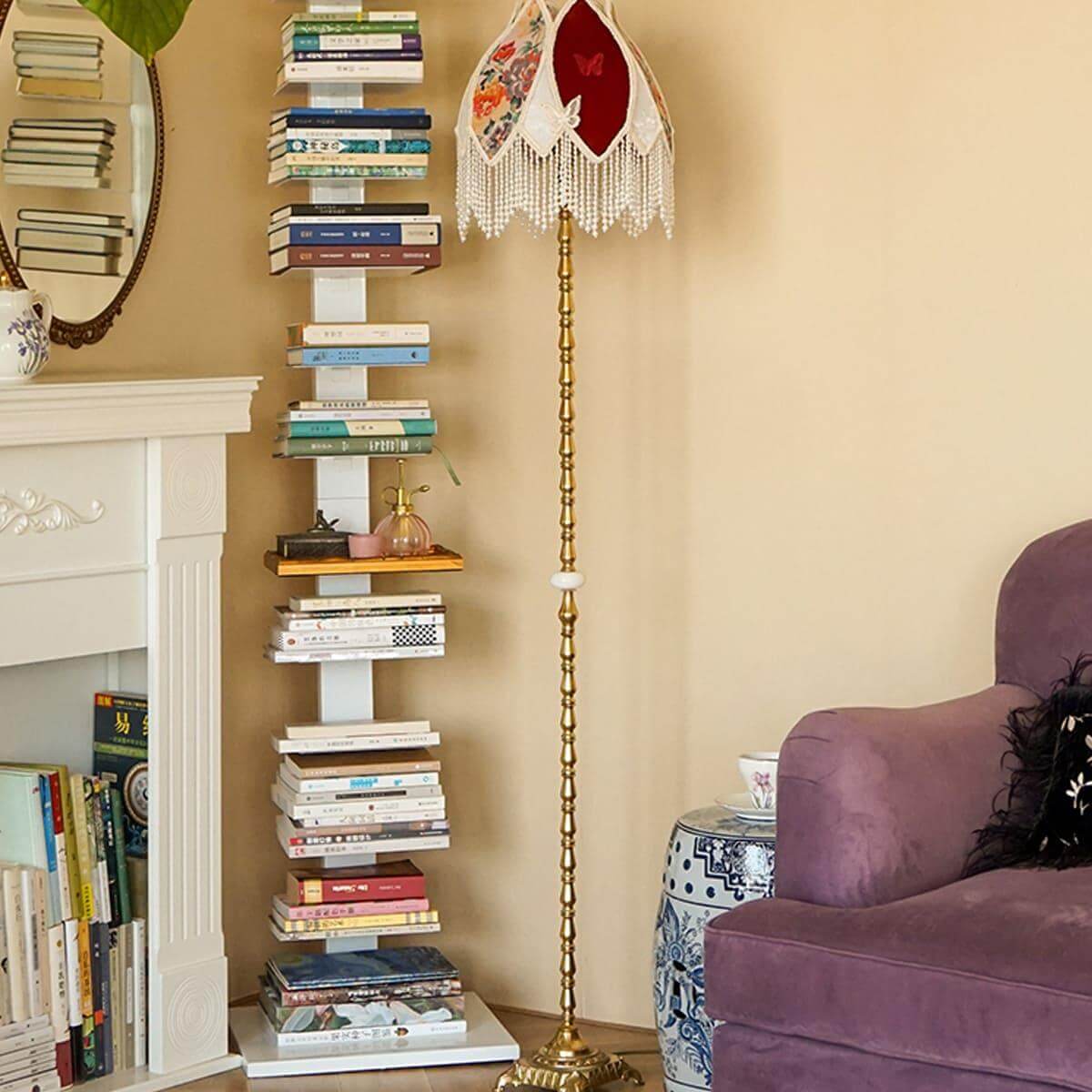 Vintage Tassel Floor Lamp