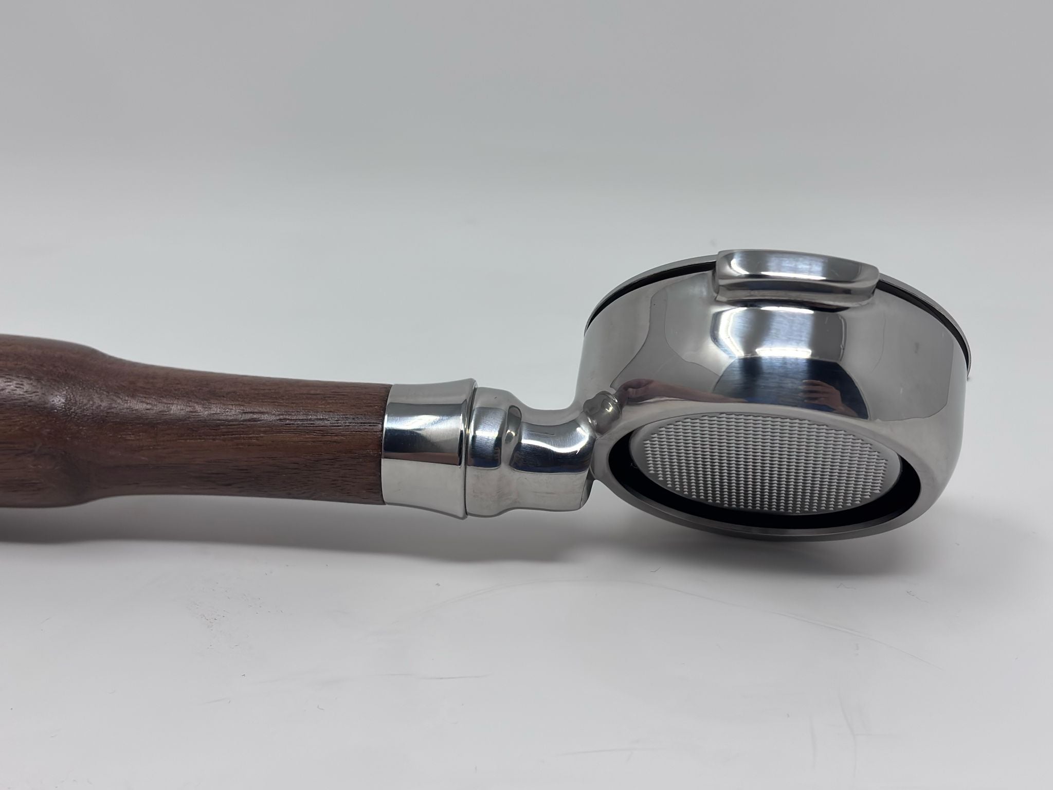 58mm Bottomless Portafilter with Wood Handle