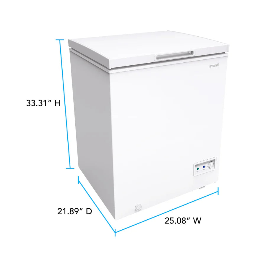 Avanti 5.0 cu. ft. Garage Ready Convertible Chest Freezer