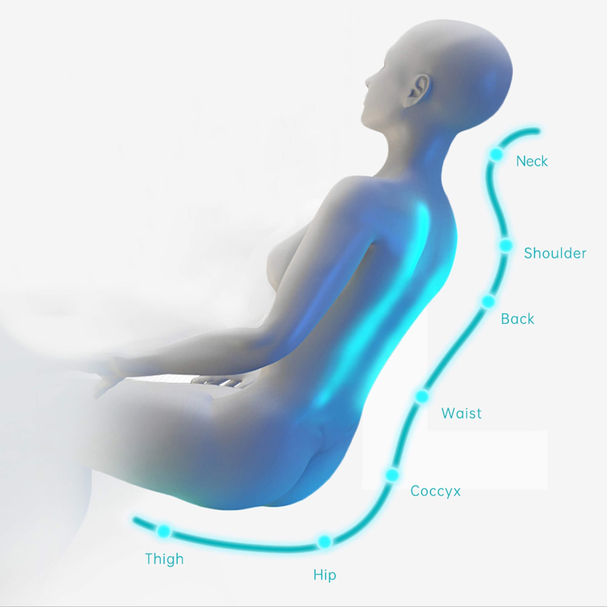 Airvana Luxe SL-Track Full Body Zero Gravity Massage Chair Recliner With Shiatsu & Bluetooth Speaker [GR8526] (SAK57394)