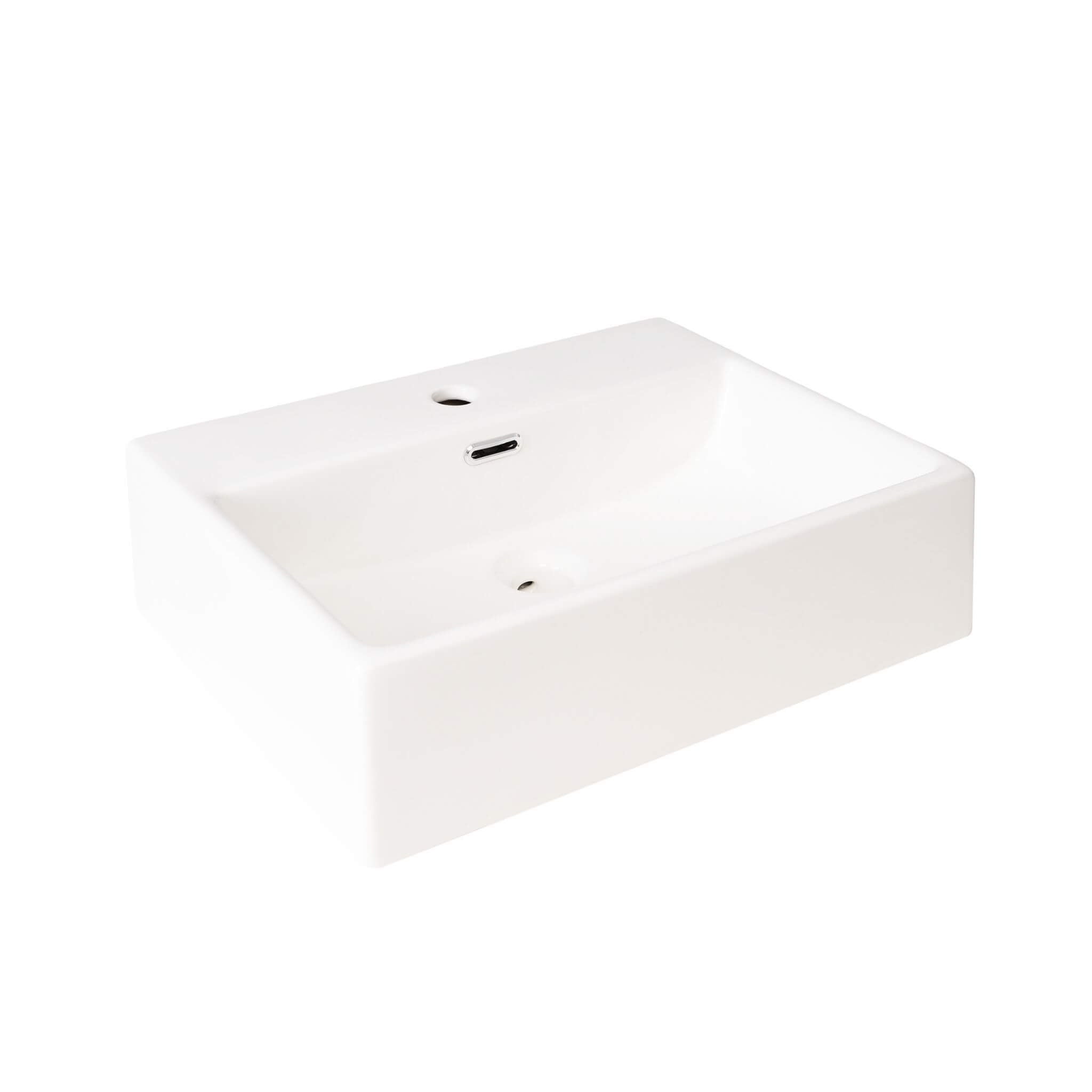 Alora 20-Inch Modern Bathroom Vanity With Ceramic Sink And Storage Cabinet (SAK39851)