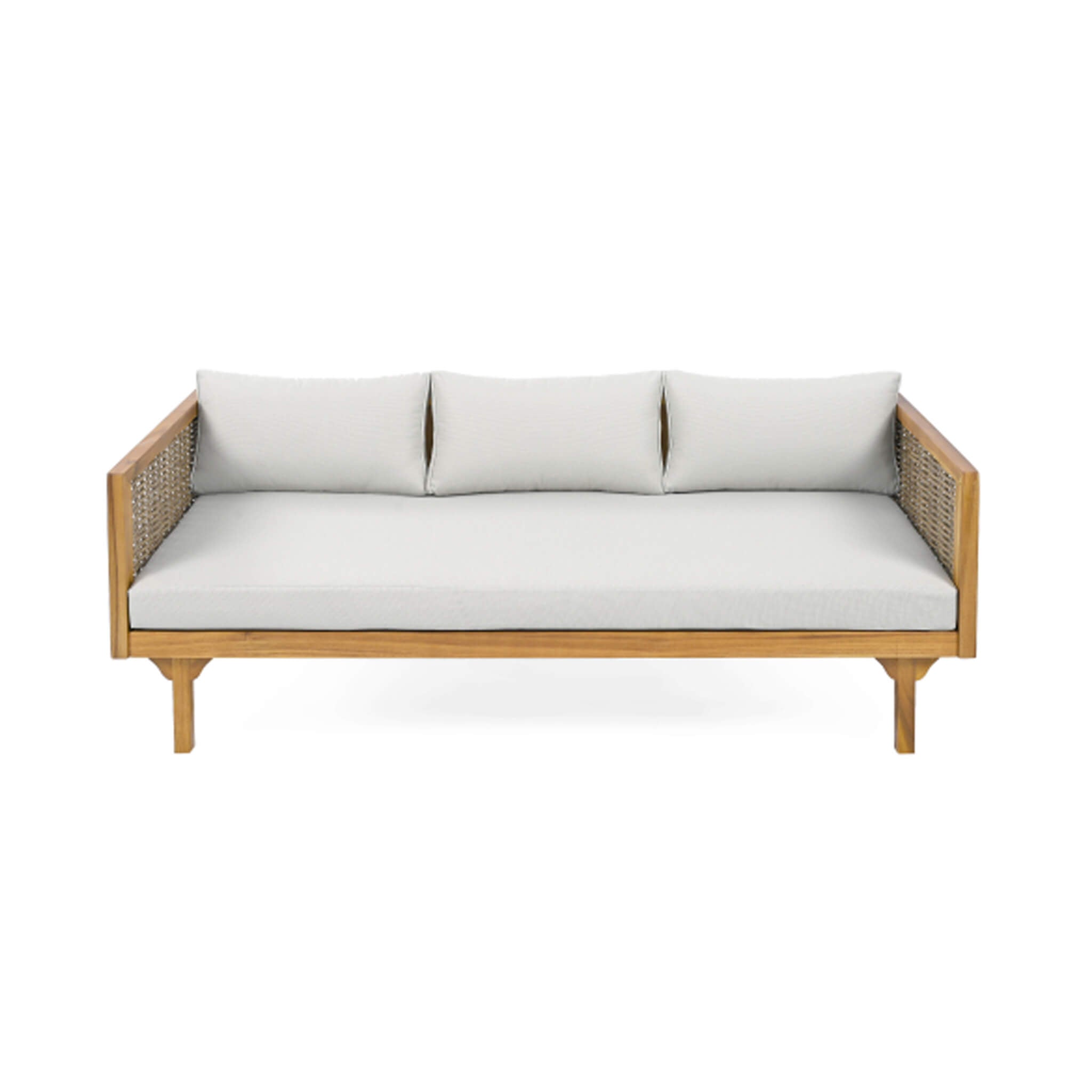 Alora 3-Seater Acacia Wood Daybed Sofa With Water-Resistant Cushions (SAK65773)
