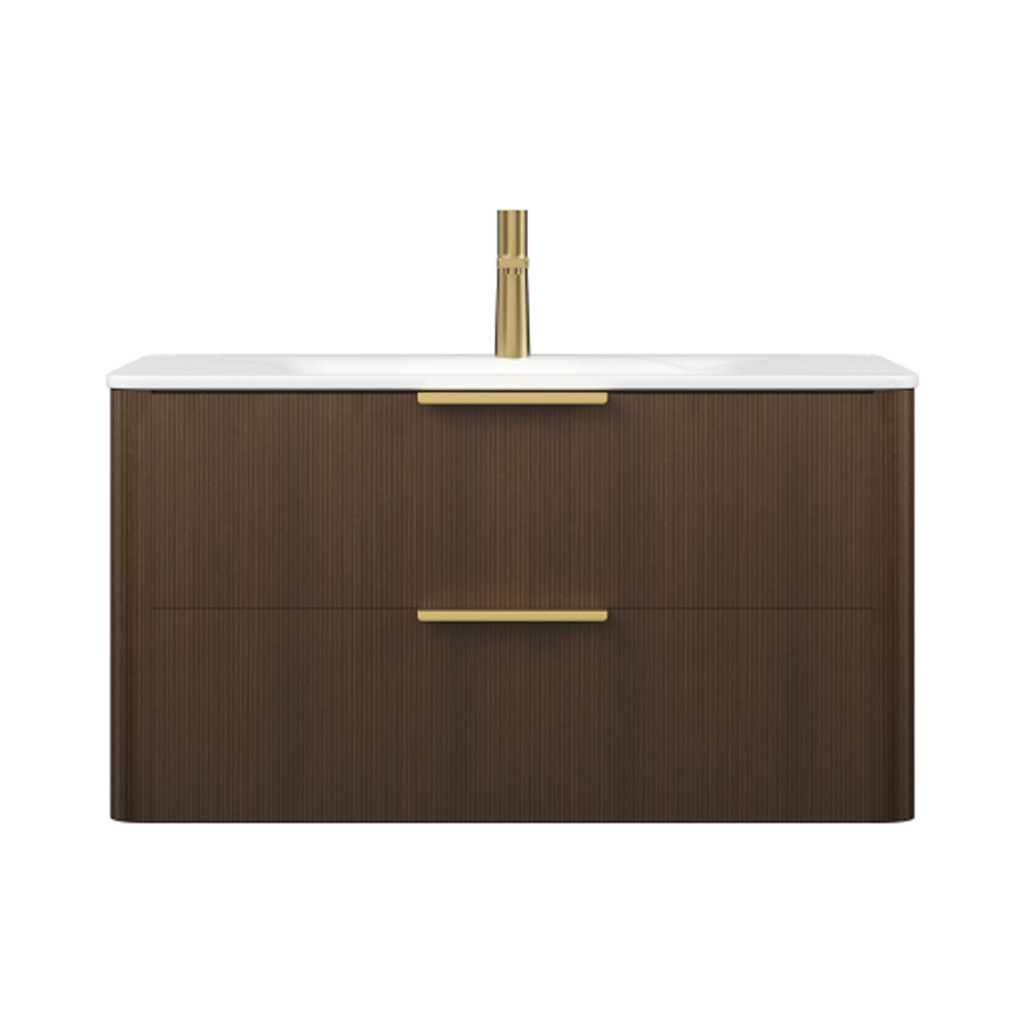 Alora Luxury 30/36-Inch Sintered Stone Floating Bathroom Vanity With Sink (SAK62871)