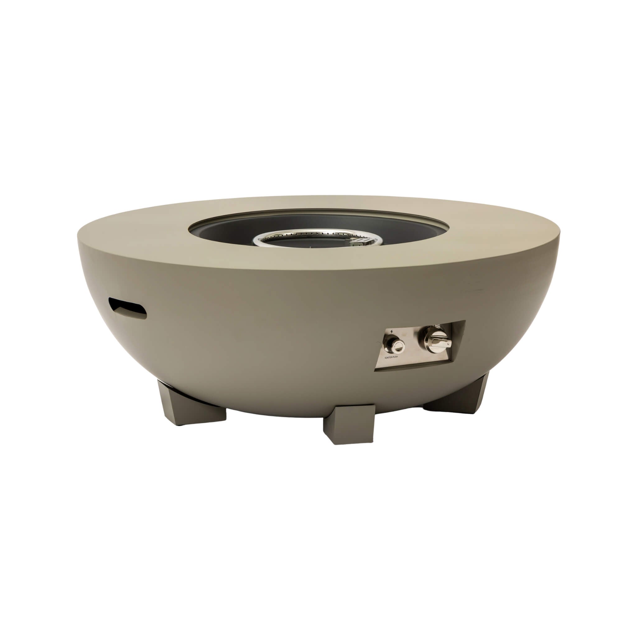 Alora Premium 36-Inch Round Outdoor Iron Patio Fire Pit Table With Metal Cover (SAK71954)