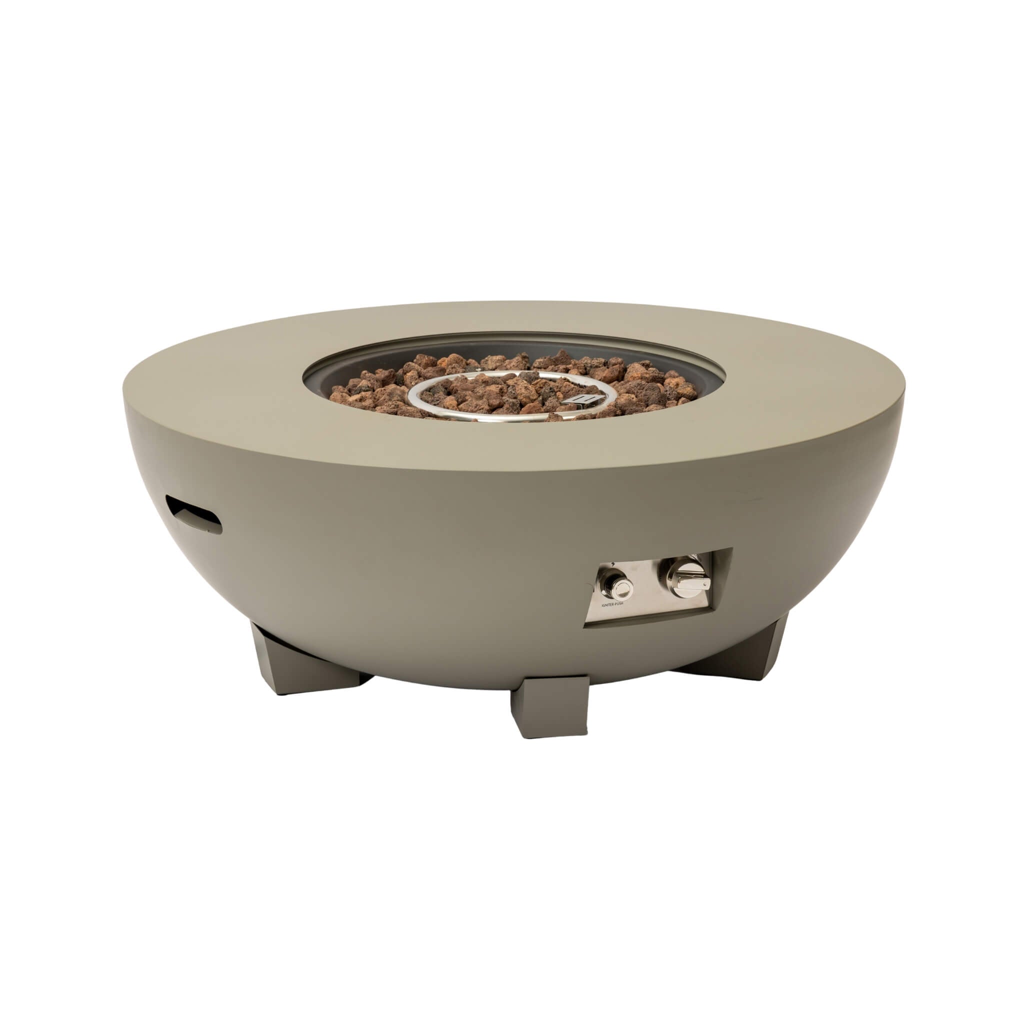 Alora Premium 36-Inch Round Outdoor Iron Patio Fire Pit Table With Metal Cover (SAK71954)