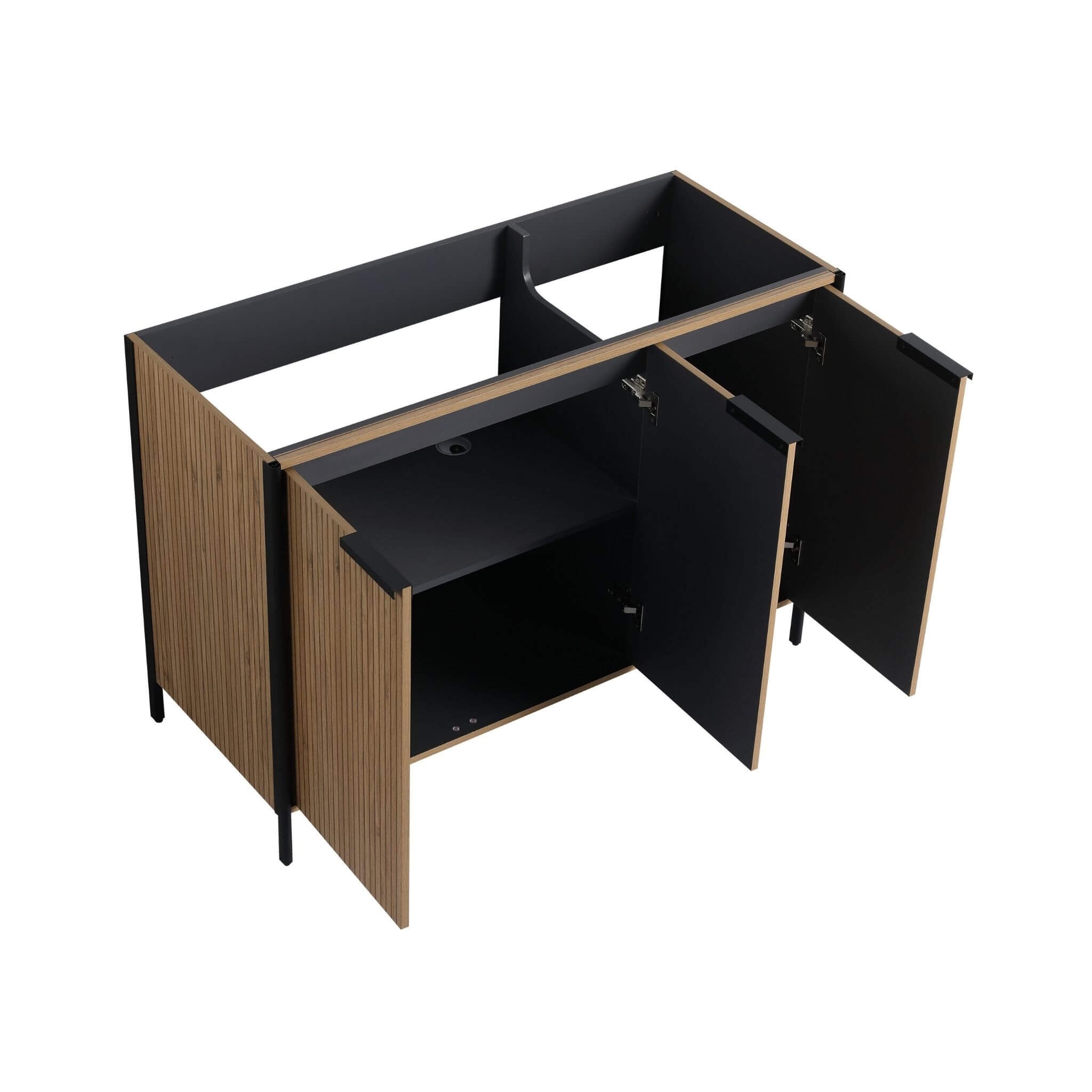 Alora 48-Inch Modern Light Coffee Freestanding Vanity With Resin Sink (SAK71630)