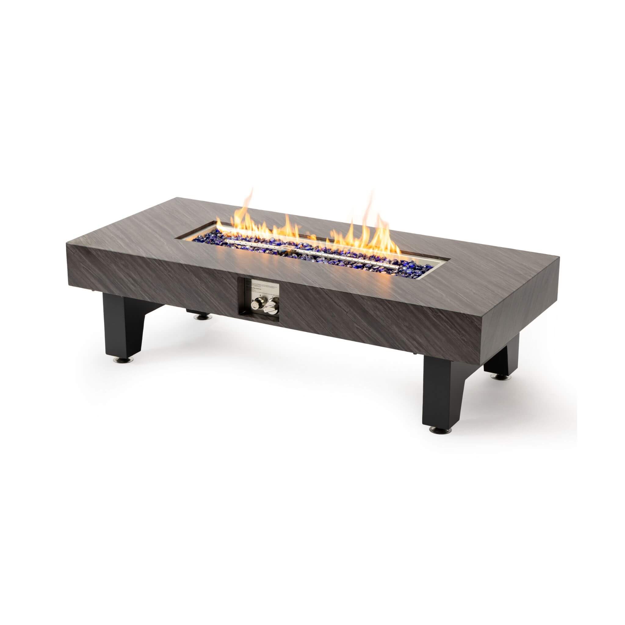 Alora 54-Inch Modern Outdoor Propane Fire Pit Table With Waterproof Cover (SAK42628)