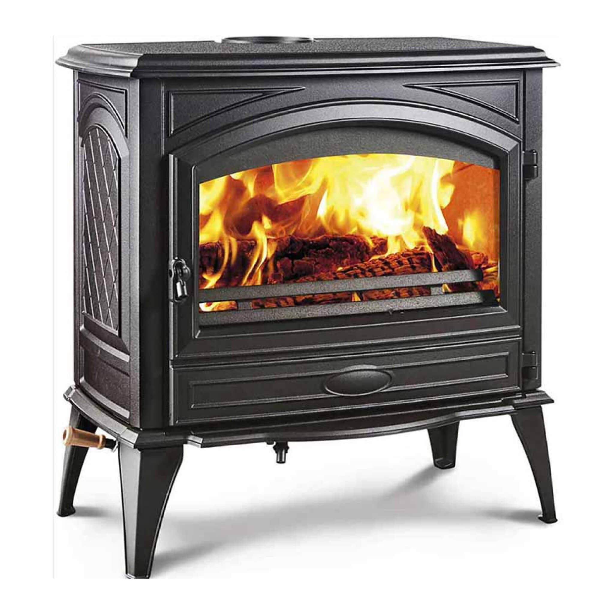 Amantii Lynwood Wood Burning Cast Iron Stove Fireplace [LYNWOOD-W76] (SAK25618)